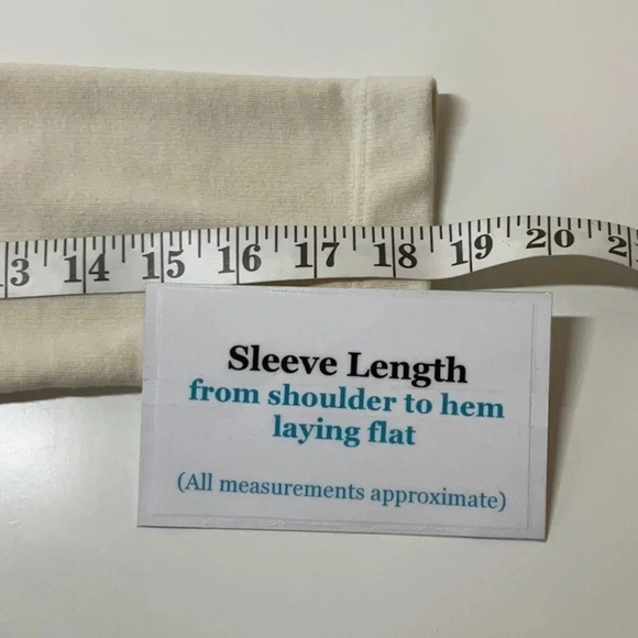 Banana Republic Funnel Neck Tie Waist Sweatshirt Cream Small - Picture 7 of 8